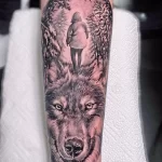 Фото рисунка тату про зиму 30,10,2021 - №0146 - winter tattoo - tatufoto.com