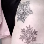 Фото рисунка тату про зиму 30,10,2021 - №0189 - winter tattoo - tatufoto.com