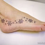 Фото тату снежинка 30,11,2021 - №0020 - snowflake tattoo - tatufoto.com