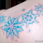 Фото тату снежинка 30,11,2021 - №0025 - snowflake tattoo - tatufoto.com
