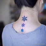Фото тату снежинка 30,11,2021 - №0035 - snowflake tattoo - tatufoto.com