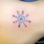 Фото тату снежинка 30,11,2021 - №0040 - snowflake tattoo - tatufoto.com