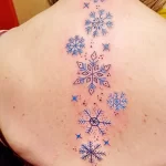 Фото тату снежинка 30,11,2021 - №0065 - snowflake tattoo - tatufoto.com