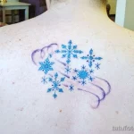 Фото тату снежинка 30,11,2021 - №0072 - snowflake tattoo - tatufoto.com