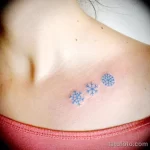 Фото тату снежинка 30,11,2021 - №0101 - snowflake tattoo - tatufoto.com