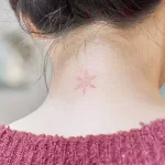 Фото тату снежинка 30,11,2021 - №0129 - snowflake tattoo - tatufoto.com
