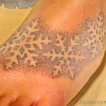 Фото тату снежинка 30,11,2021 - №0136 - snowflake tattoo - tatufoto.com