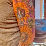 Фото тату снежинка 30,11,2021 - №0148 - snowflake tattoo - tatufoto.com