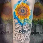 Фото тату снежинка 30,11,2021 - №0188 - snowflake tattoo - tatufoto.com