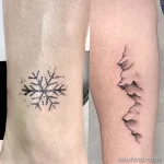 Фото тату снежинка 30,11,2021 - №0190 - snowflake tattoo - tatufoto.com