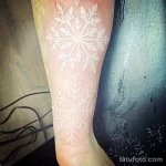 Фото тату снежинка 30,11,2021 - №0209 - snowflake tattoo - tatufoto.com