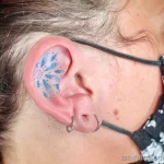 Фото тату снежинка 30,11,2021 - №0226 - snowflake tattoo - tatufoto.com