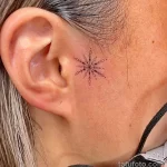 Фото тату снежинка 30,11,2021 - №0241 - snowflake tattoo - tatufoto.com