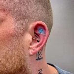 Фото тату снежинка 30,11,2021 - №0253 - snowflake tattoo - tatufoto.com