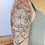 Фото тату снежинка 30,11,2021 - №0254 - snowflake tattoo - tatufoto.com