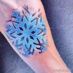 Фото тату снежинка 30,11,2021 - №0263 - snowflake tattoo - tatufoto.com