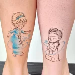 Фото тату снежинка 30,11,2021 - №0280 - snowflake tattoo - tatufoto.com