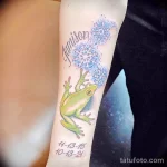 Фото тату снежинка 30,11,2021 - №0308 - snowflake tattoo - tatufoto.com