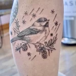 Фото тату снежинка 30,11,2021 - №0319 - snowflake tattoo - tatufoto.com