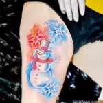 Фото тату снежинка 30,11,2021 - №0335 - snowflake tattoo - tatufoto.com