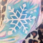 Фото тату снежинка 30,11,2021 - №0348 - snowflake tattoo - tatufoto.com