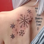 Фото тату снежинка 30,11,2021 - №0352 - snowflake tattoo - tatufoto.com
