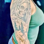 Фото тату снежинка 30,11,2021 - №0434 - snowflake tattoo - tatufoto.com
