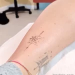 Фото тату снежинка 30,11,2021 - №0435 - snowflake tattoo - tatufoto.com