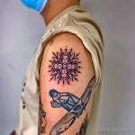 Фото тату снежинка 30,11,2021 - №0440 - snowflake tattoo - tatufoto.com