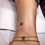 Фото тату снежинка 30,11,2021 - №0462 - snowflake tattoo - tatufoto.com