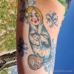 Фото тату снежинка 30,11,2021 - №0512 - snowflake tattoo - tatufoto.com