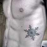 Фото тату снежинка 30,11,2021 - №0529 - snowflake tattoo - tatufoto.com