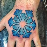 Фото тату снежинка 30,11,2021 - №0549 - snowflake tattoo - tatufoto.com