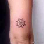 Фото тату снежинка 30,11,2021 - №0553 - snowflake tattoo - tatufoto.com