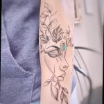 Пример женской тату 10,12,2021 - №040 - female tattoo - tatufoto.com
