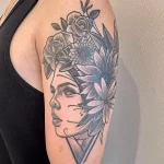 Пример женской тату 10,12,2021 - №050 - female tattoo - tatufoto.com