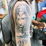 Пример рисунка тату с Богом Анубисом 30.12.2021 №0194 - tattoo anubis - tatufoto.com