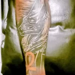 Пример рисунка тату с Богом Анубисом 30.12.2021 №0401 - tattoo anubis - tatufoto.com