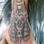 Пример рисунка тату с Богом Анубисом 30.12.2021 №1300 - tattoo anubis - tatufoto.com