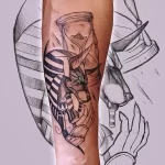 Пример рисунка тату с Богом Анубисом 30.12.2021 №1577 - tattoo anubis - tatufoto.com