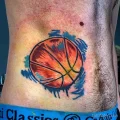 Фото баскетбольного рисунка тату 20.12.2021 №0007 - basketball tattoo - tatufoto.com