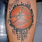 Фото баскетбольного рисунка тату 20.12.2021 №0082 - basketball tattoo - tatufoto.com