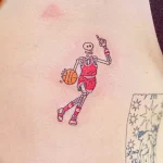 Фото баскетбольного рисунка тату 20.12.2021 №0268 - basketball tattoo - tatufoto.com