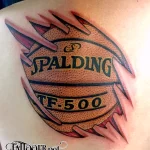Фото баскетбольного рисунка тату 20.12.2021 №0272 - basketball tattoo - tatufoto.com