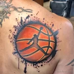 Фото баскетбольного рисунка тату 20.12.2021 №0332 - basketball tattoo - tatufoto.com