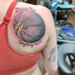 Фото баскетбольного рисунка тату 20.12.2021 №0355 - basketball tattoo - tatufoto.com