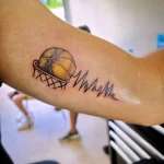 Фото баскетбольного рисунка тату 20.12.2021 №0423 - basketball tattoo - tatufoto.com