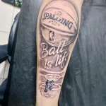 Фото баскетбольного рисунка тату 20.12.2021 №0523 - basketball tattoo - tatufoto.com