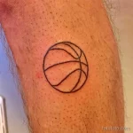 Фото баскетбольного рисунка тату 20.12.2021 №0777 - basketball tattoo - tatufoto.com