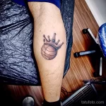 Фото баскетбольного рисунка тату 20.12.2021 №0808 - basketball tattoo - tatufoto.com